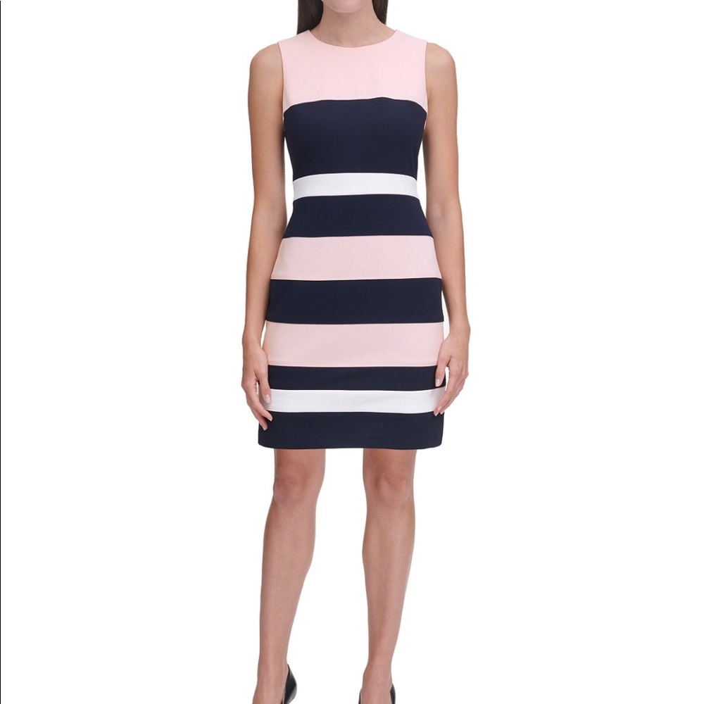 NEW Tommy Hilfiger - Colorblock Sheath Dress